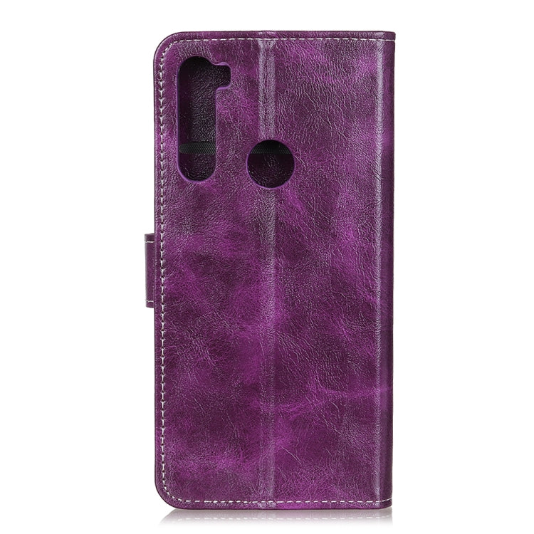 For Galaxy A21 Retro Crazy Horse Texture Horizontal Flip Leather Case with Holder & Card Slots & Wallet & Photo Frame