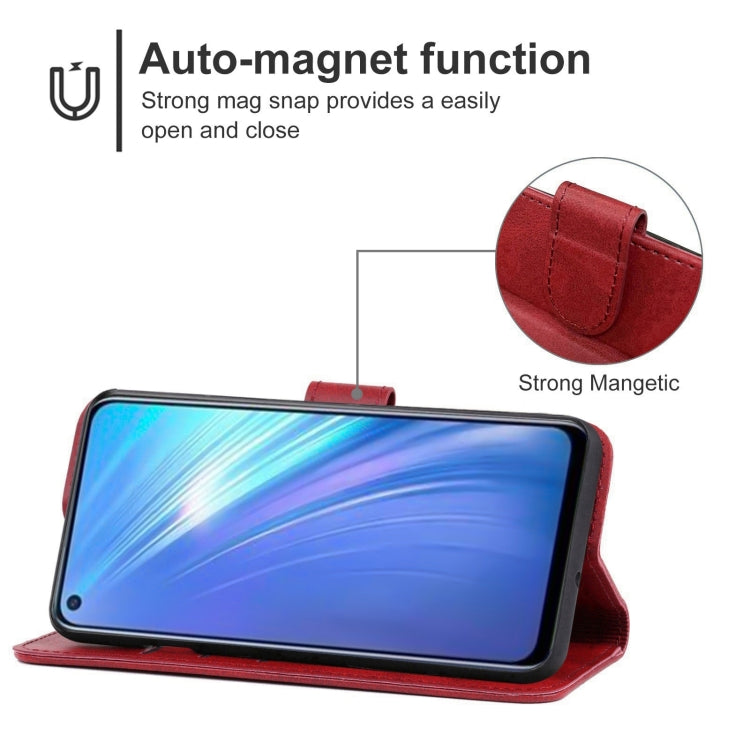 Leather Phone Case For OPPO Realme 6