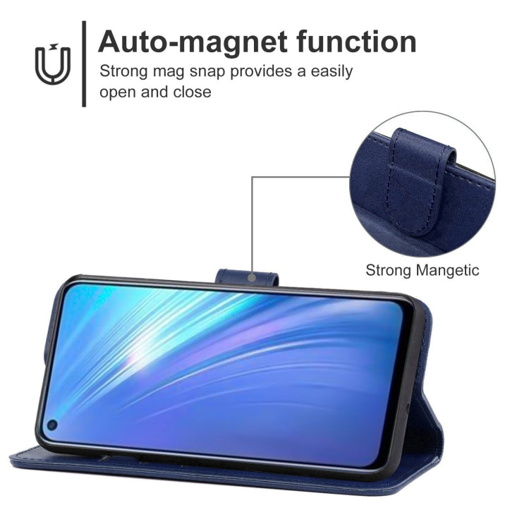 Leather Phone Case For OPPO Realme 6