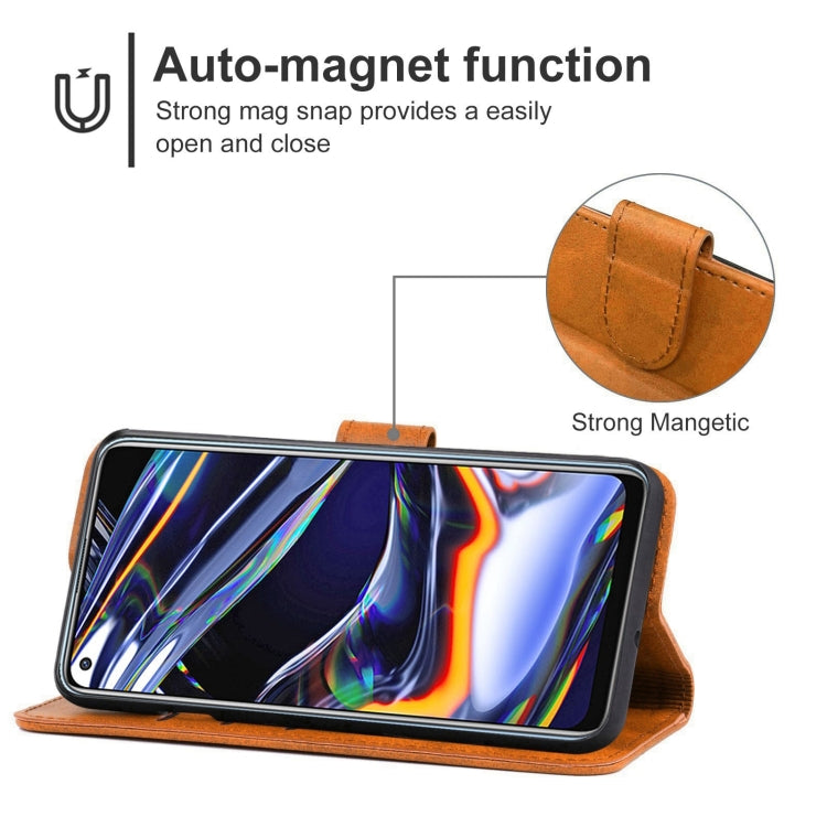 Leather Phone Case For OPPO Realme 7 Pro