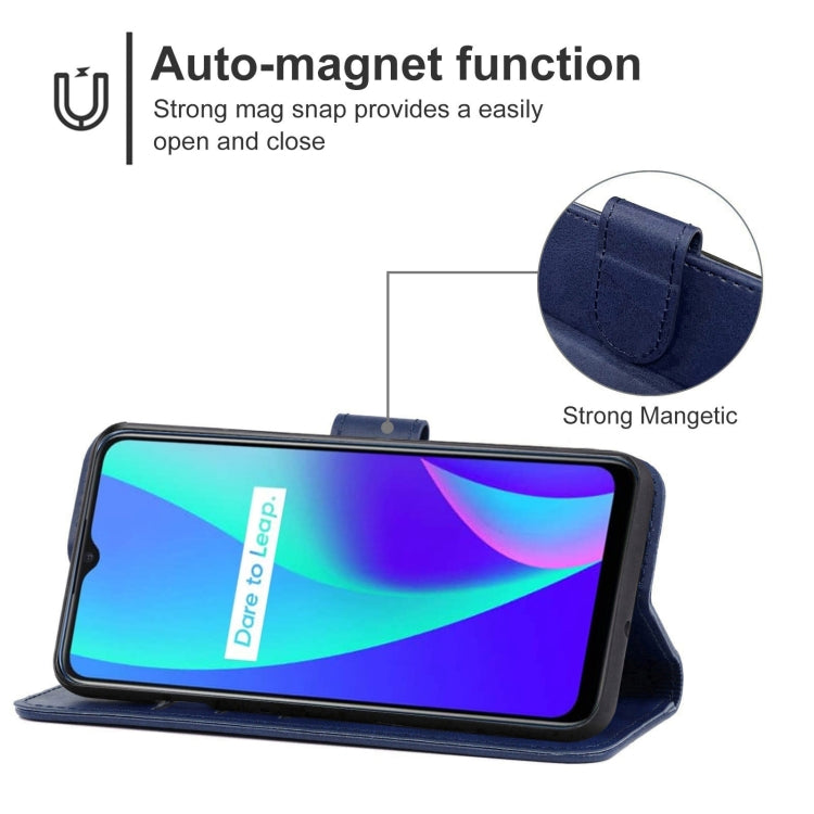 Leather Phone Case For OPPO Realme C15