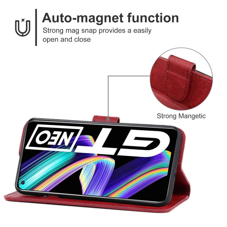 Leather Phone Case For OPPO Realme GT Neo