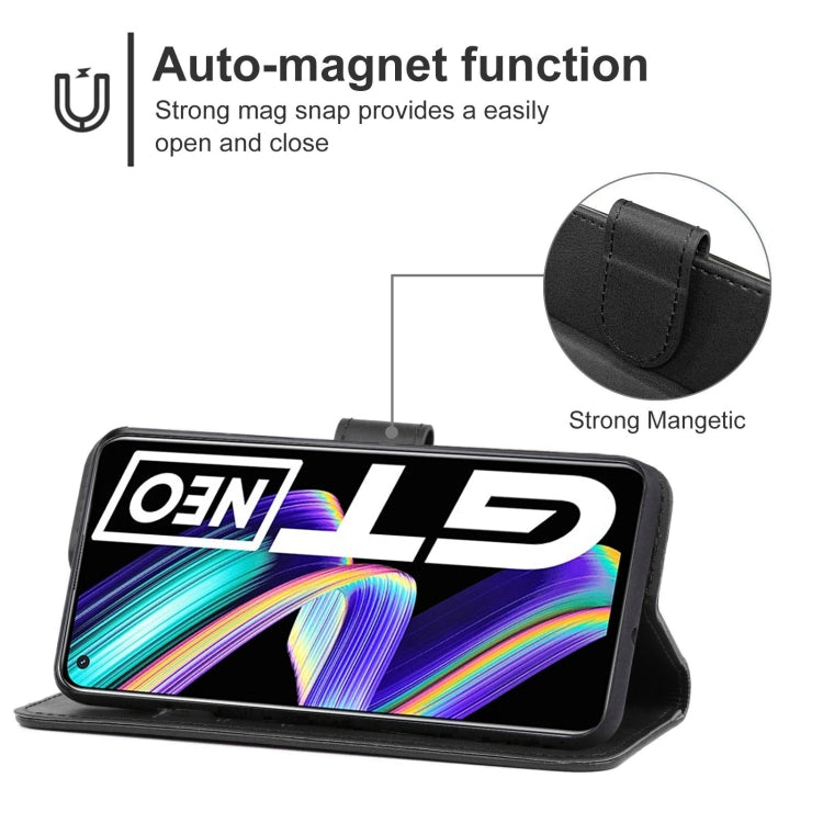 Leather Phone Case For OPPO Realme GT Neo