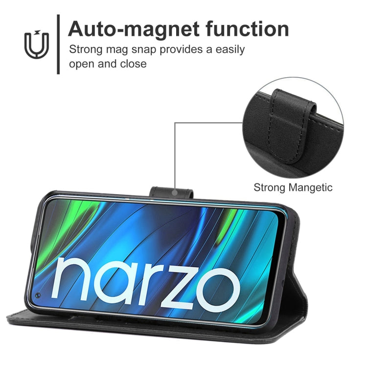 Leather Phone Case For OPPO Realme Narzo 20 Pro