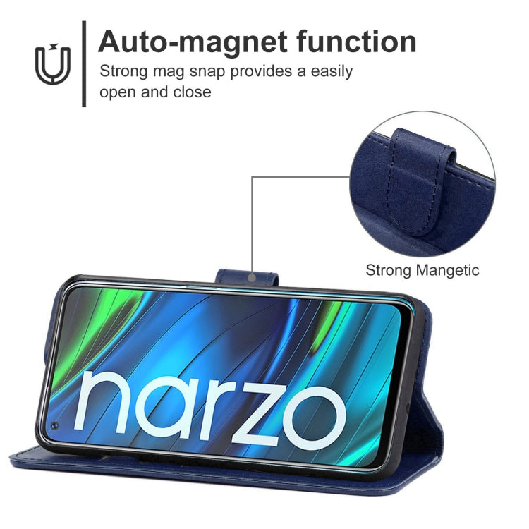 Leather Phone Case For OPPO Realme Narzo 20 Pro