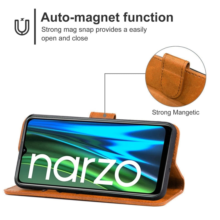 Leather Phone Case For OPPO Realme Narzo 50i