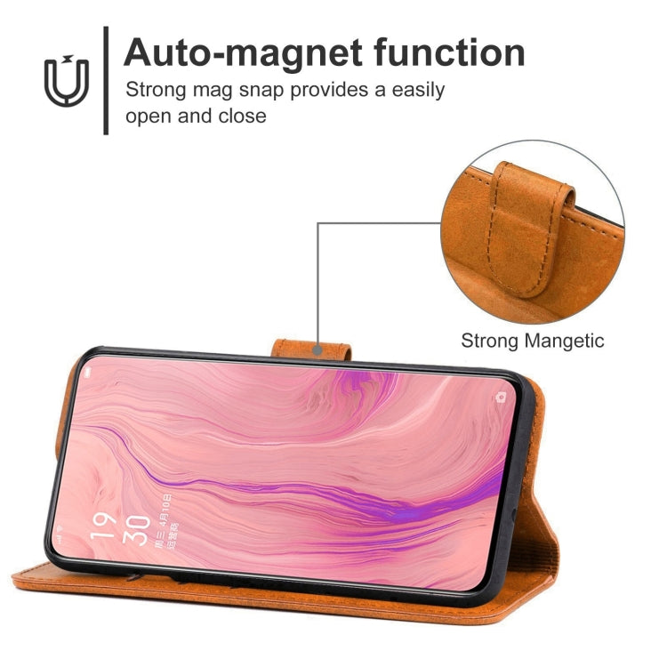 Leather Phone Case For OPPO Reno 10x zoom