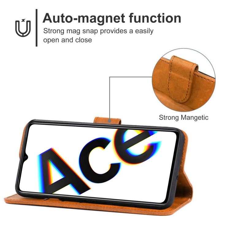 Leather Phone Case For OPPO Reno Ace