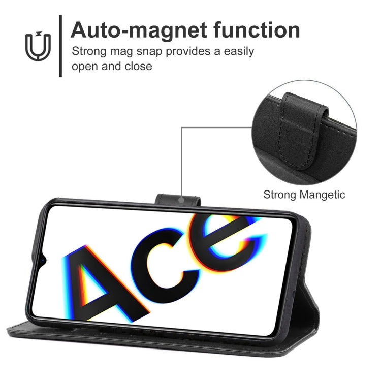 Leather Phone Case For OPPO Reno Ace