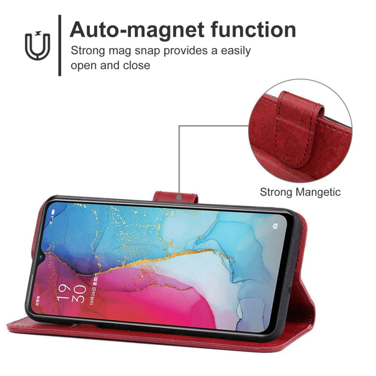 Leather Phone Case For OPPO Reno3 5G