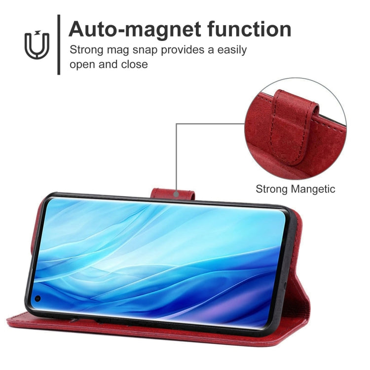 Leather Phone Case For OPPO Reno4 Pro