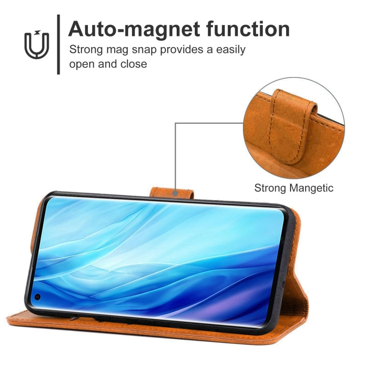 Leather Phone Case For OPPO Reno4 Pro