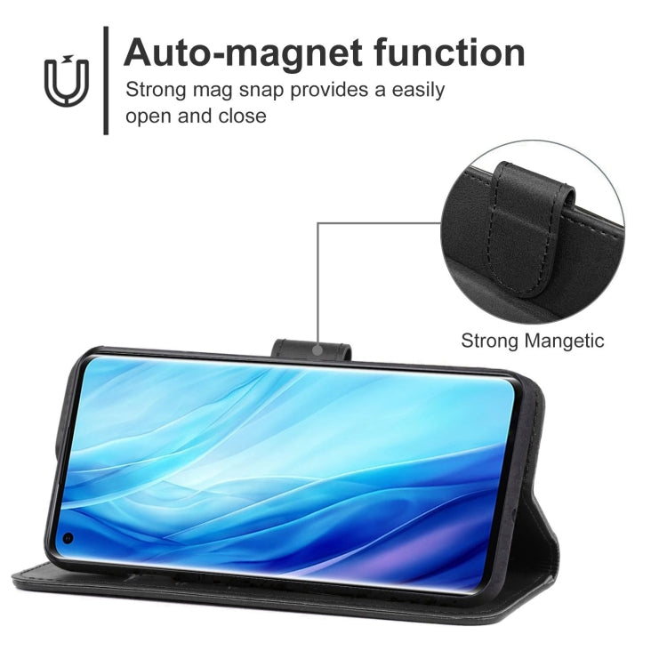 Leather Phone Case For OPPO Reno4 Pro