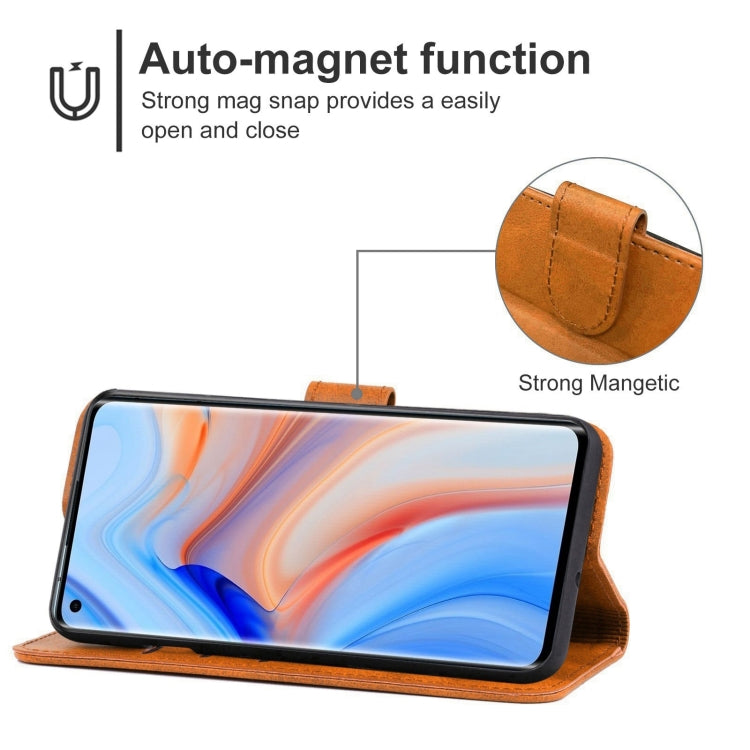 Leather Phone Case For OPPO Reno4 Pro 5G