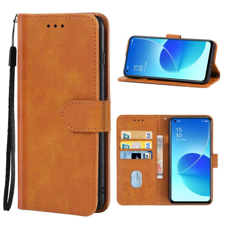 Leather Phone Case For OPPO Reno6 5G