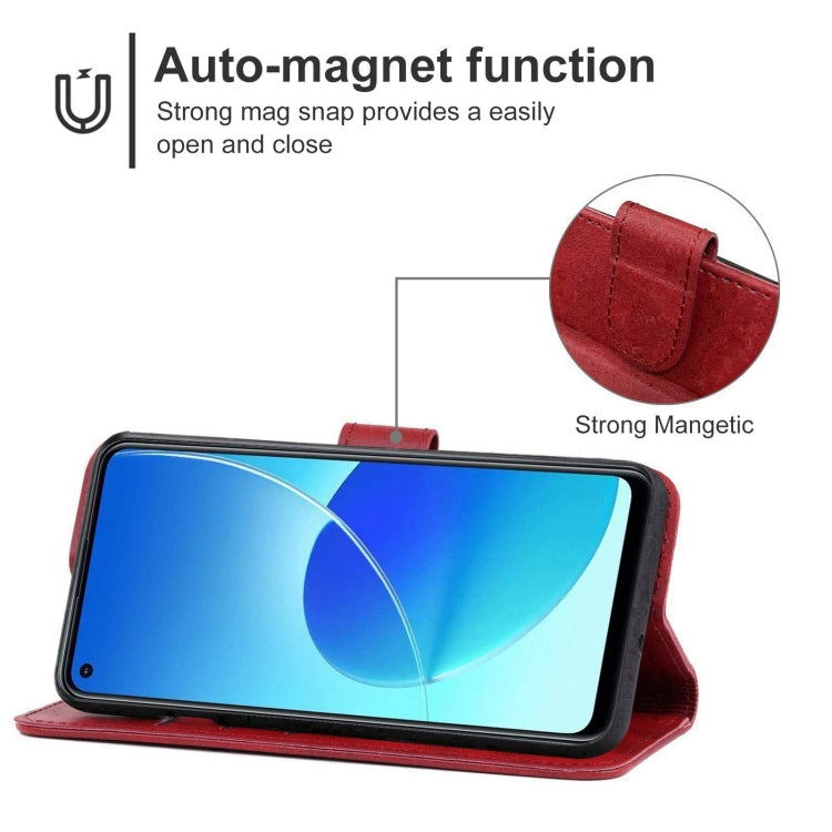 Leather Phone Case For OPPO Reno6 Z