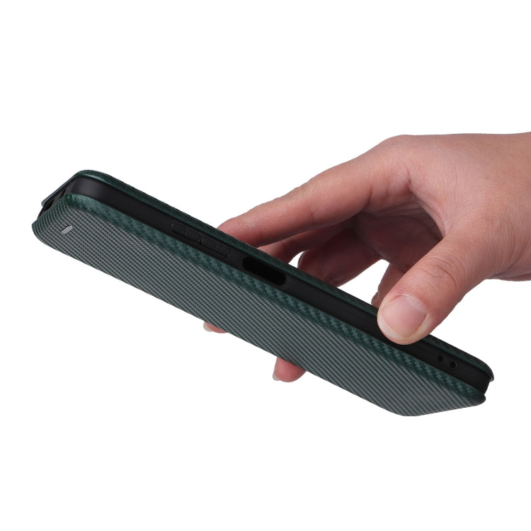 For Xiaomi Redmi Note 11 / Note 11S Global Carbon Fiber Texture Horizontal Flip PU Phone Case