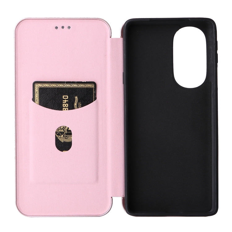 For Motorola Edge X30 Carbon Fiber Texture Horizontal Flip PU Phone Case