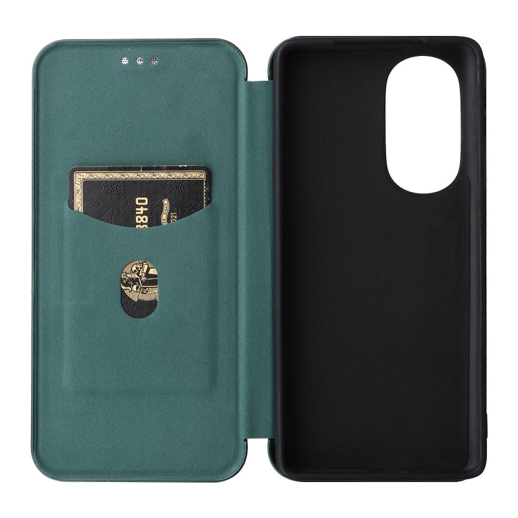 For Motorola Edge X30 Carbon Fiber Texture Horizontal Flip PU Phone Case