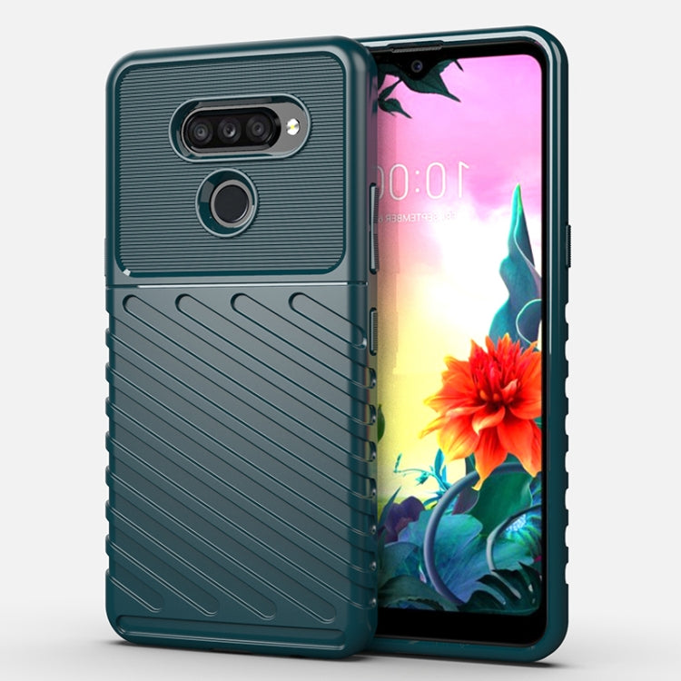 For LG K50s Thunderbolt Shockproof TPU Soft Case