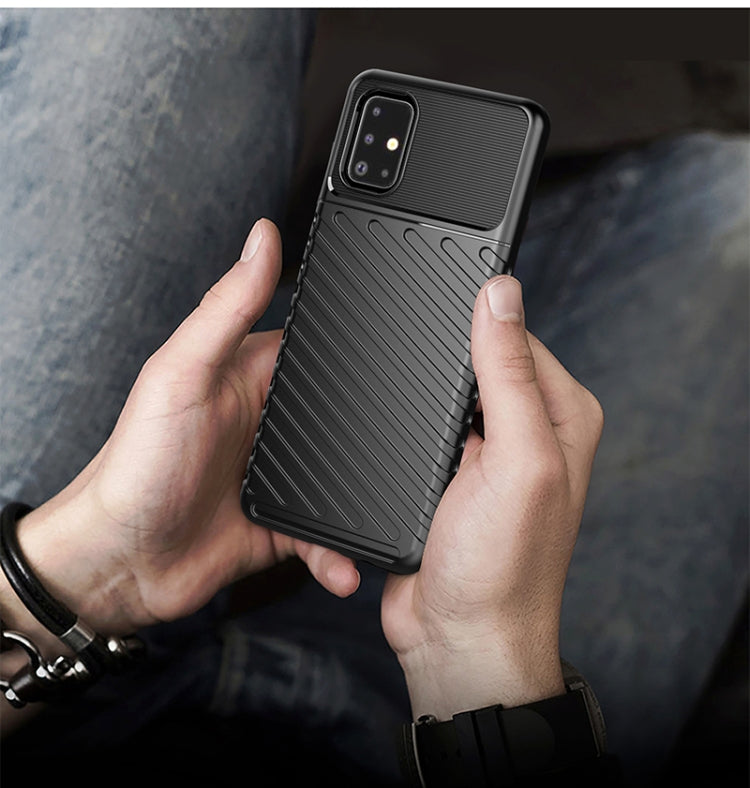 For Galaxy A71 Thunderbolt Shockproof TPU Soft Case