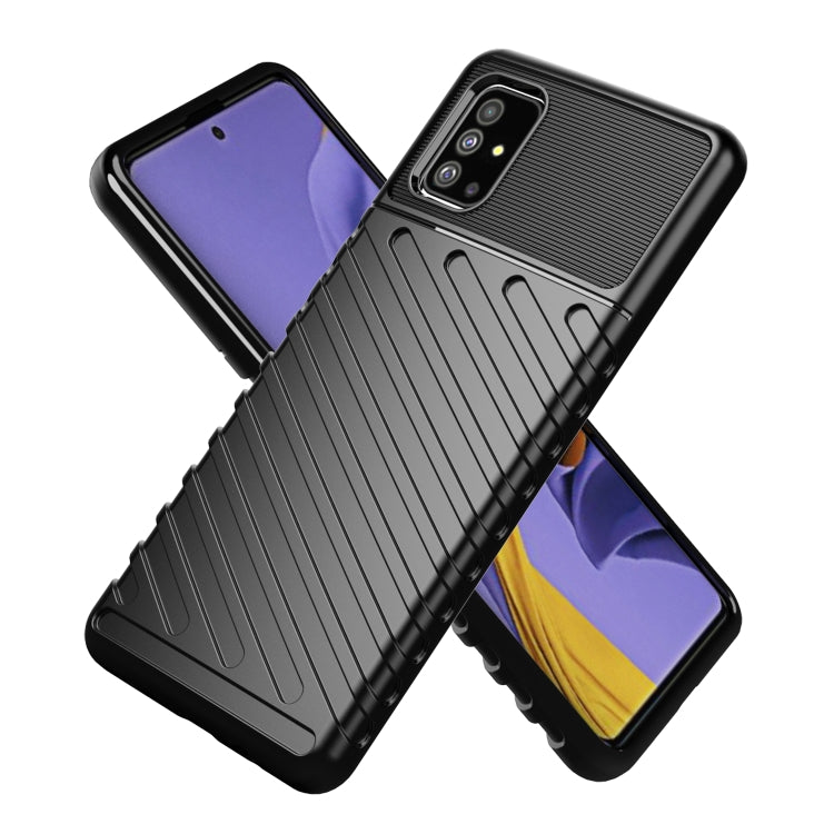 For Galaxy M40S Thunderbolt Shockproof TPU Soft Case(Green)