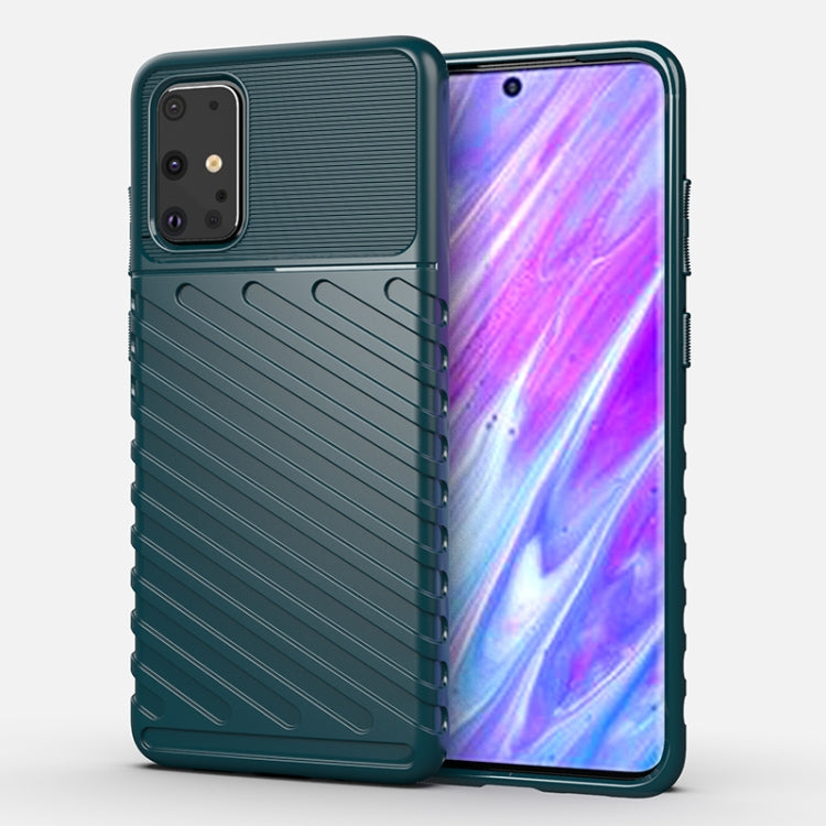 For Galaxy S20+ Thunderbolt Shockproof TPU Soft Case(Green)
