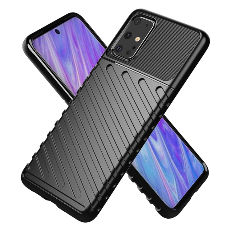 For Galaxy S20+ Thunderbolt Shockproof TPU Soft Case(Green)