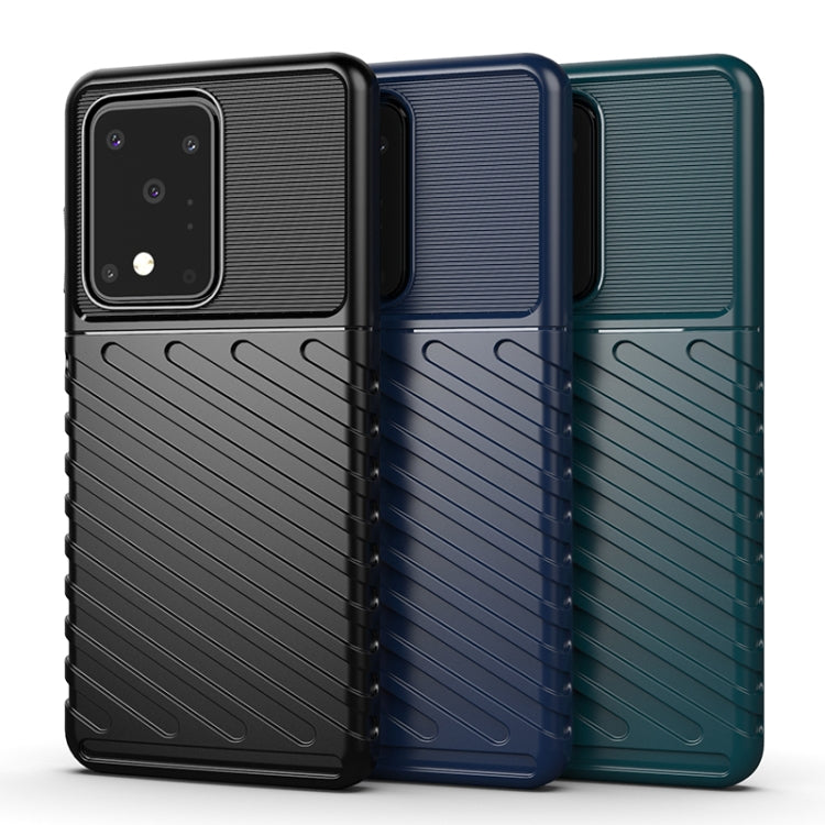 For Galaxy S20 Ultra Thunderbolt Shockproof TPU Soft Case(Black)