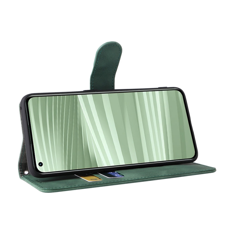 For OPPO Realme GT2 Pro 5G Skin Feel Magnetic Buckle Leather Phone Case