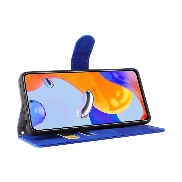 For Xiaomi Redmi Note 11 Pro 5G Foreign Version / Note 11 Pro+ 5G Skin Feel Magnetic Buckle Leather Phone Case