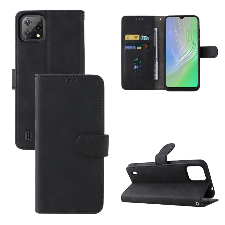 For Blackview A55 Skin Feel Magnetic Buckle Leather Phone Case