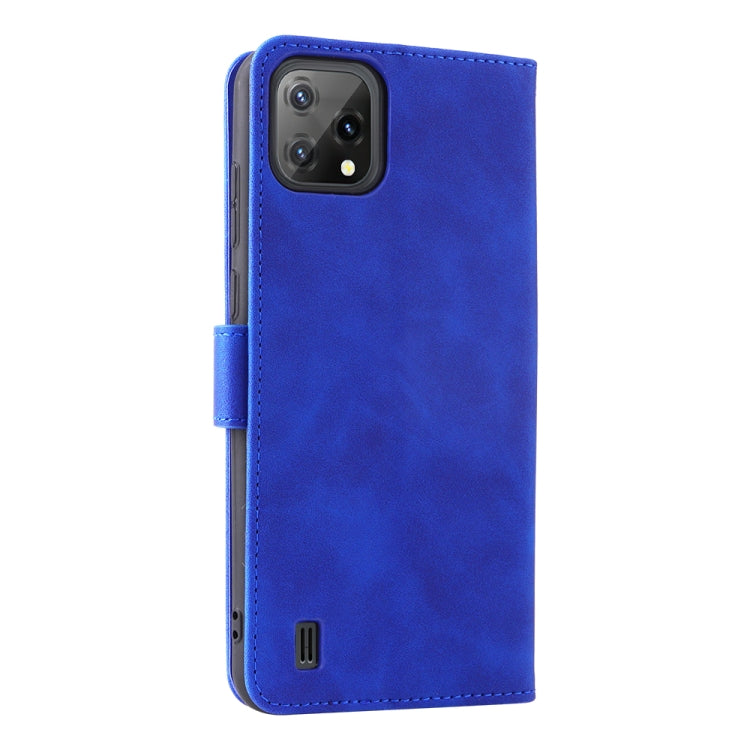 For Blackview A55 Skin Feel Magnetic Buckle Leather Phone Case