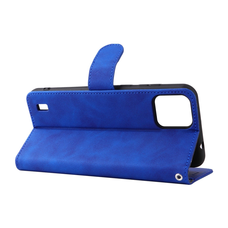 For Blackview A55 Skin Feel Magnetic Buckle Leather Phone Case