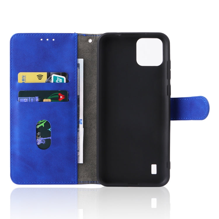 For Blackview A55 Skin Feel Magnetic Buckle Leather Phone Case