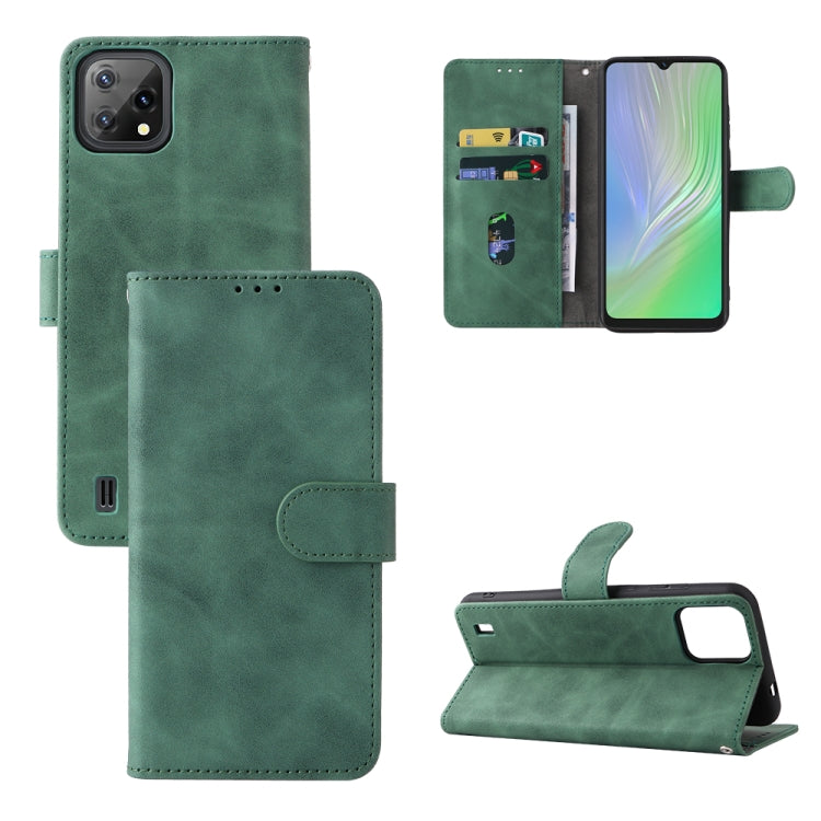 For Blackview A55 Skin Feel Magnetic Buckle Leather Phone Case