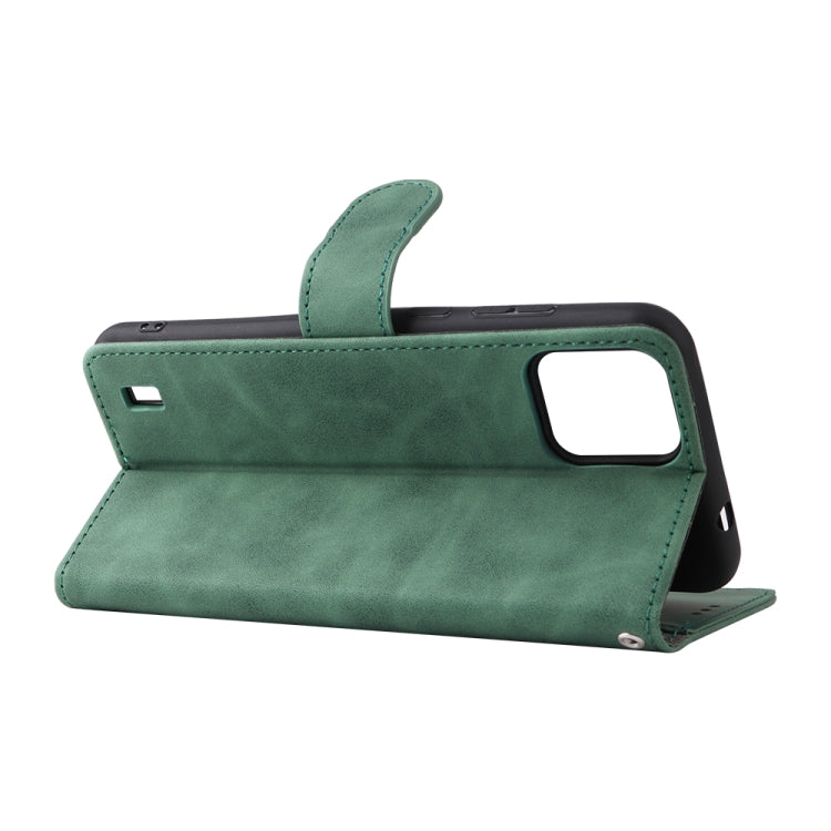 For Blackview A55 Skin Feel Magnetic Buckle Leather Phone Case