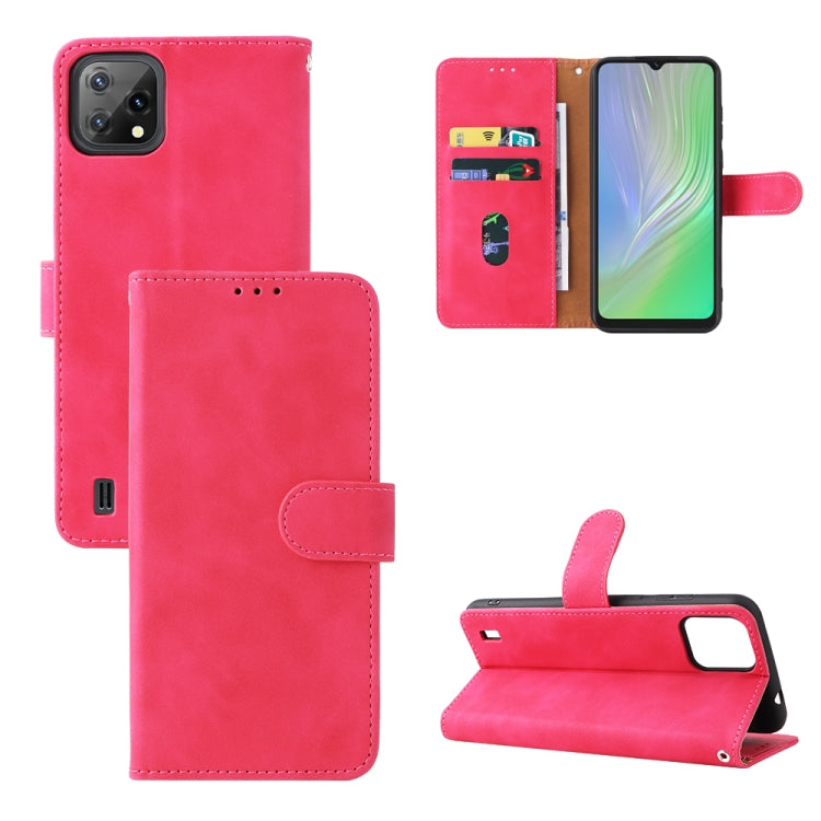 For Blackview A55 Skin Feel Magnetic Buckle Leather Phone Case