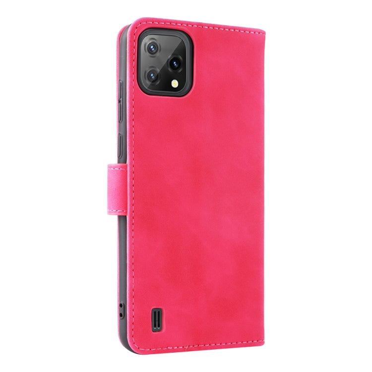 For Blackview A55 Skin Feel Magnetic Buckle Leather Phone Case