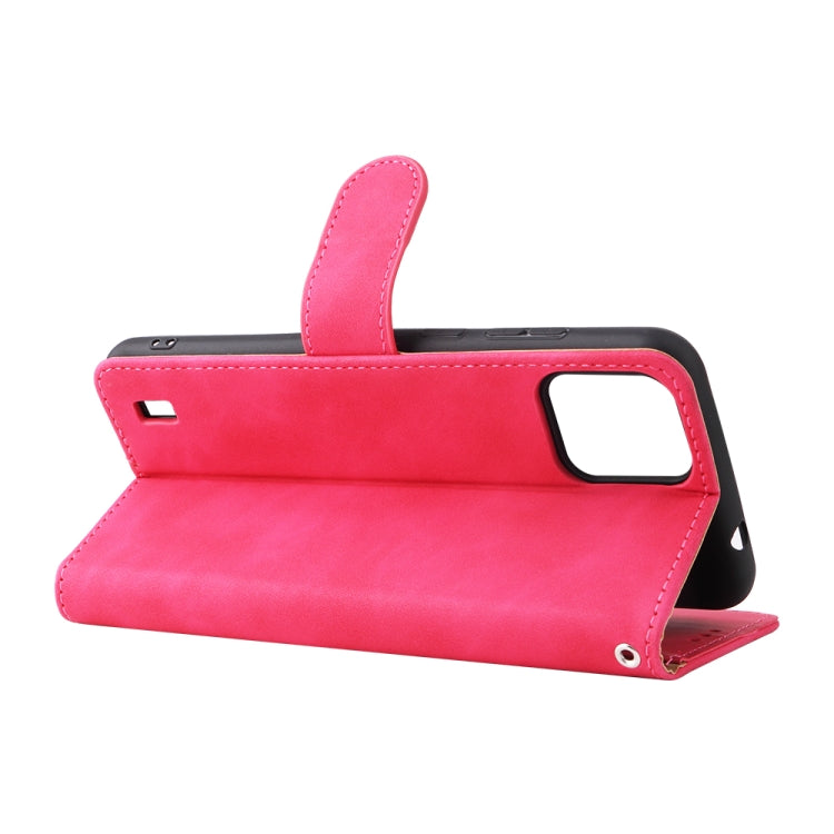 For Blackview A55 Skin Feel Magnetic Buckle Leather Phone Case