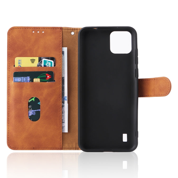 For Blackview A55 Skin Feel Magnetic Buckle Leather Phone Case