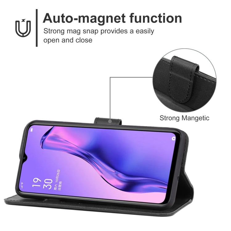 Leather Phone Case For OPPO A8