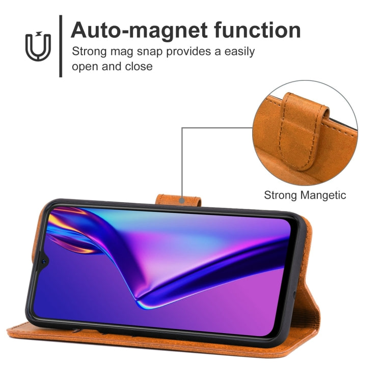 Leather Phone Case For OPPO A12