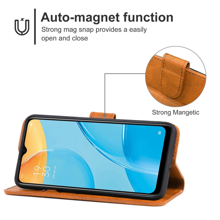 Leather Phone Case For OPPO A15s