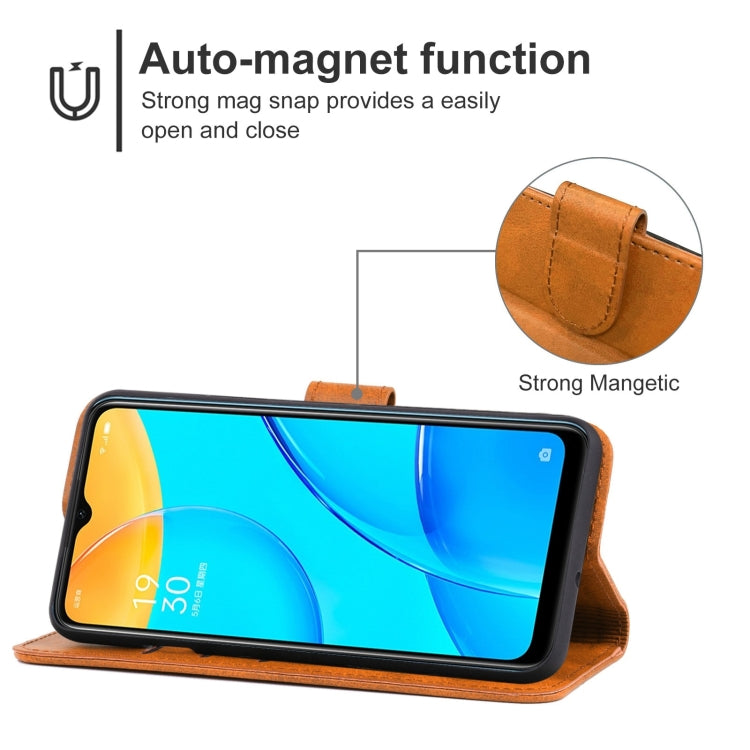 Leather Phone Case For OPPO A35