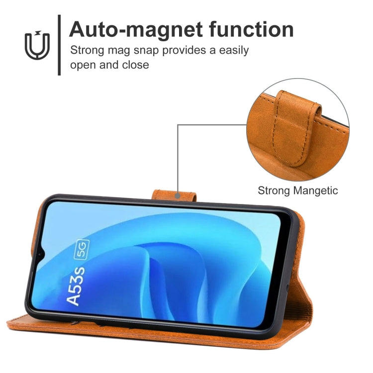 Leather Phone Case For OPPO A53s 5G