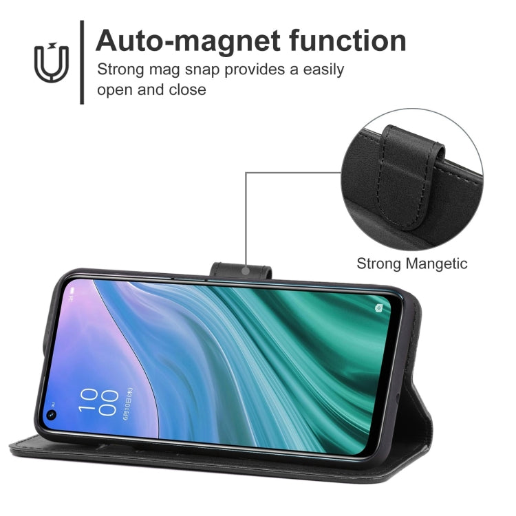 Leather Phone Case For OPPO A54 5G