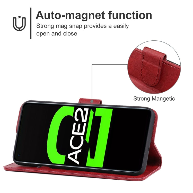 Leather Phone Case For OPPO Ace2