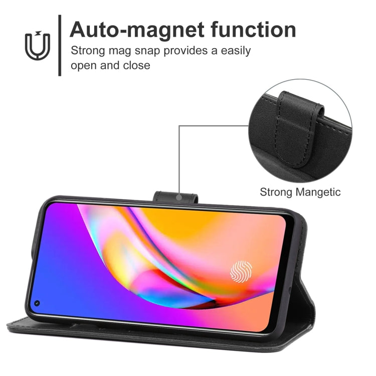 Leather Phone Case For OPPO F19 Pro+ 5G