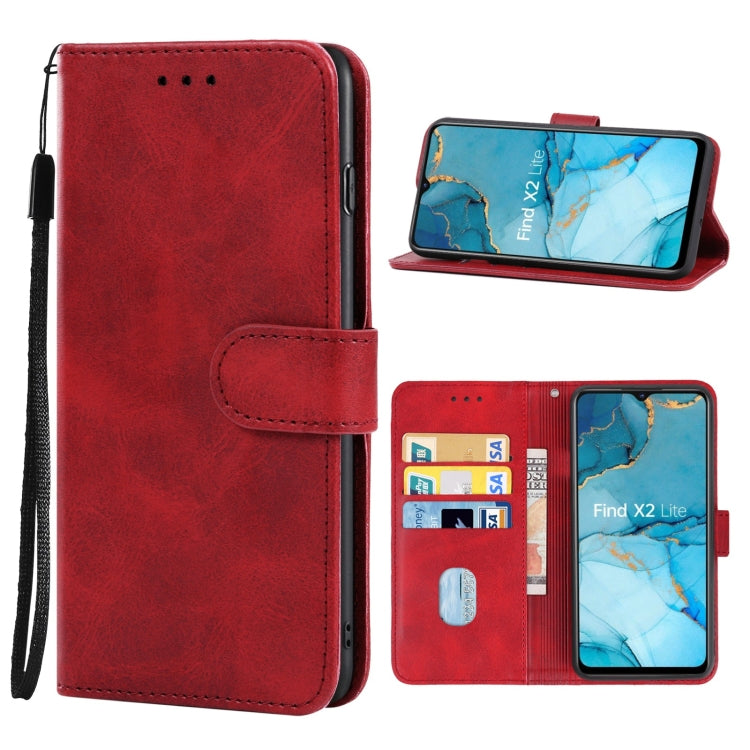Leather Phone Case For OPPO Find X2 Lite